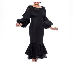 Long sleeve plus size maxi dress